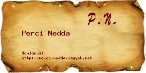 Perci Nedda névjegykártya